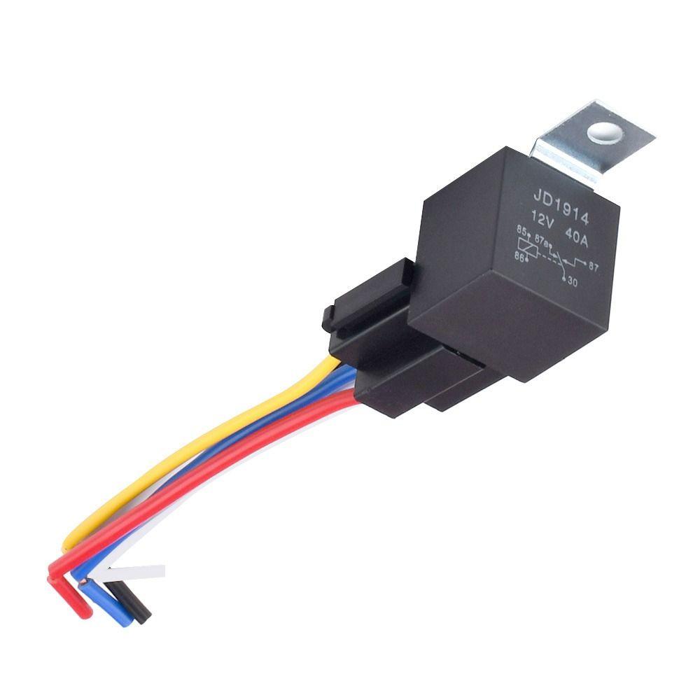 JD1912 JD1914 JD2912 JD2914 Power Switch 12V 24V 40A Automotive Relay 4Pin 5Pin 4P 5P Car Relay