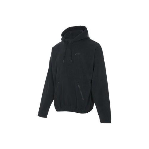 Nike Solid Color Logo Hoodie Men s Black L чёрный