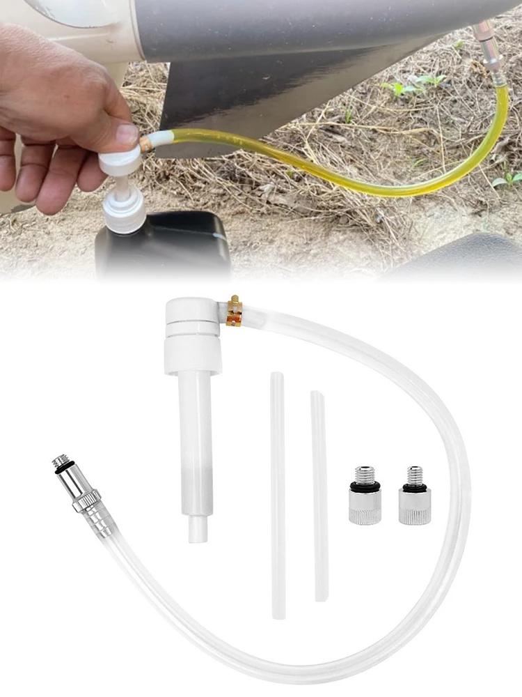 Transfer Pump for Auto Transmission Gasoline Differential Fluid Fuel Oil Diesel Hand Siphon Pump Liquid Syphon Manually Pressing