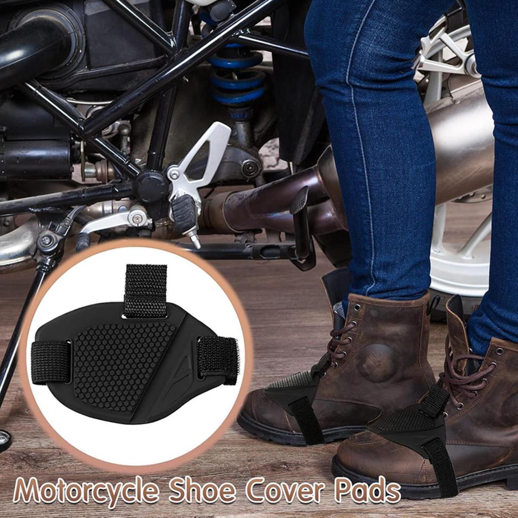 Motorcycle Riding Anti-slip Shoe Cover Motorcycle Shoes Foot Cover Motorbike Boot Shifter Protector Protective Pad
