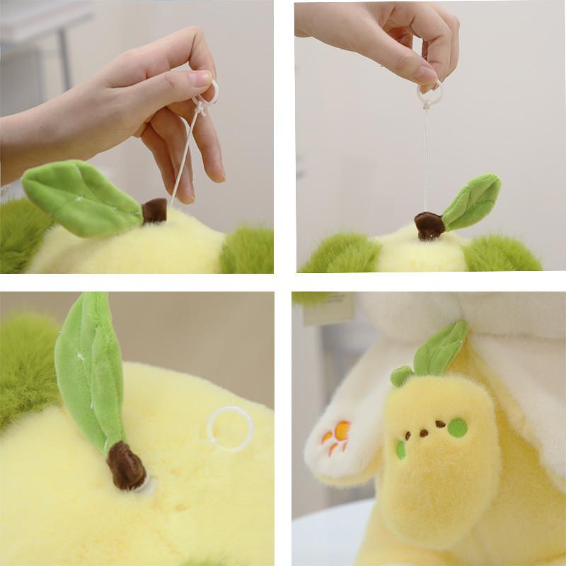 Adorable Mango Dog Plush Toy Super Soft Short Plush Stuffed Animal Doll Gift