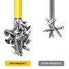 6Pcs Impact Driver Bit Set 1/4inch Hex Shank Crossing Head Screwdriver Bit Steel Magnetic Crossing Bit for Impact Drive