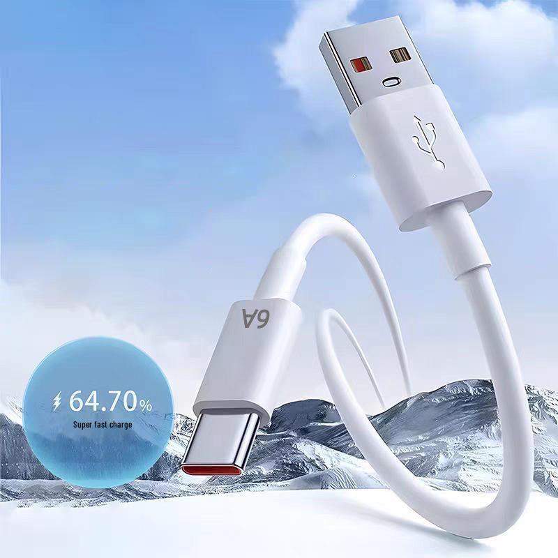 240W Transparent Dual Type-C Fast Charging Cable for Apple 15/17 & Huawei PD