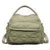 Women Nylon Quilted Tote Bag with Adjustable Strap Crossbody Bags for Work Shopping Travel Daily