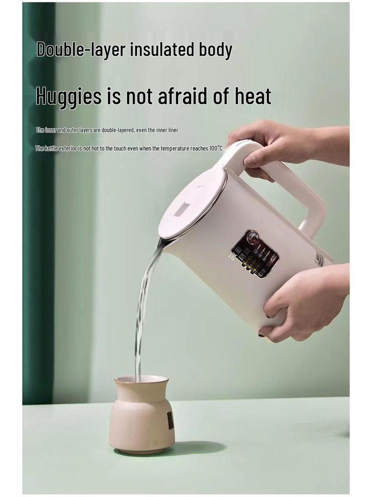Wanlida Electric Kettle: Large Capacity, Anti-Scald, Auto Power-Off for Home and Hotel Use