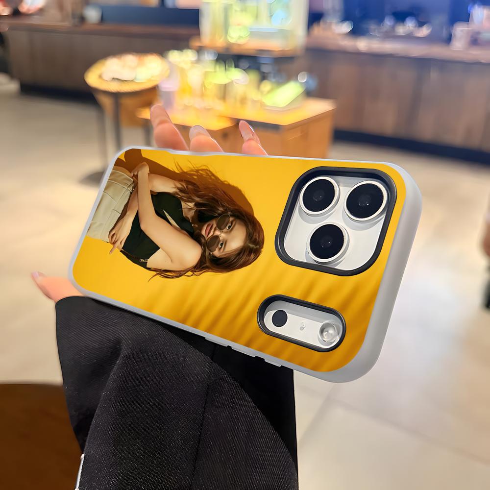Singer L-Lee Hyeri Phone Case For IPhone 17 Air 16 E 15 14 Plus 13 12 11 Pro Max Jelly 2 In 1 Protective Case