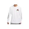 Jordan Logo Print Crew Neck Long Sleeve T-Shirt Men Tops White DN1447-100
