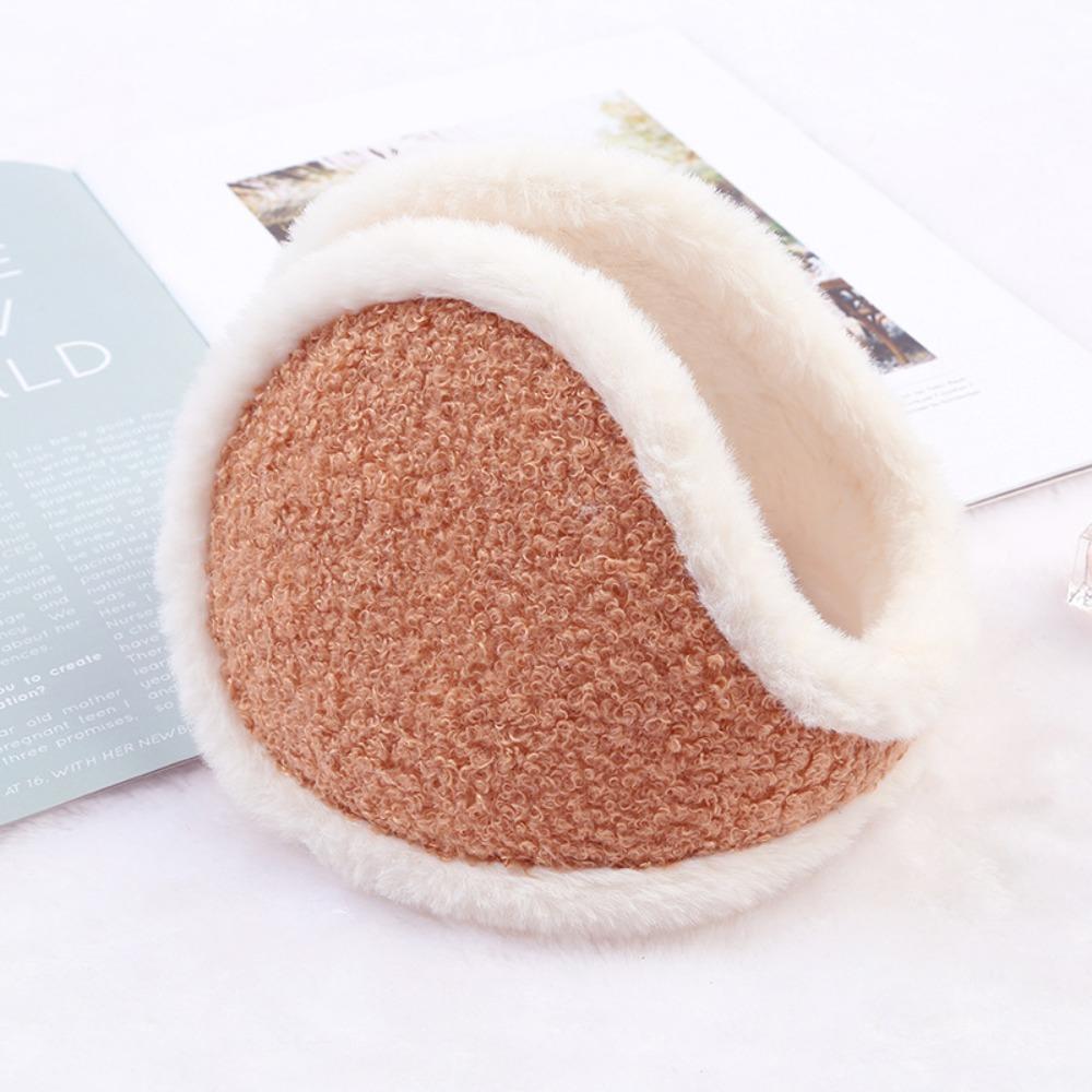 Cute Male Keep Warmer Female Outdoor Earflap Ear Warmers Folding Ear Cover Plush Earmuffs Earcap