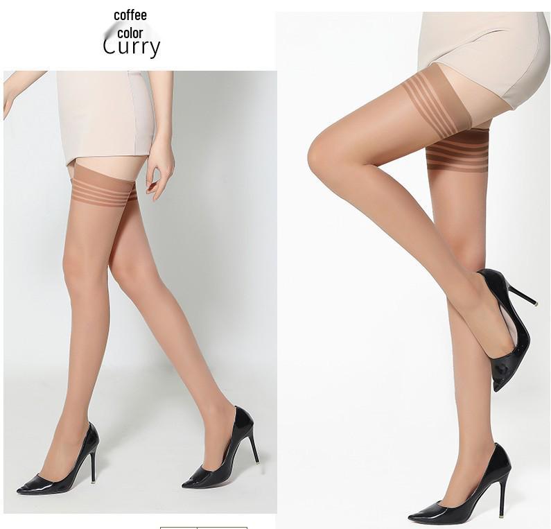 Women's Ultra-Thin Breathable Core-Spun Silk Knee-Length Stockings