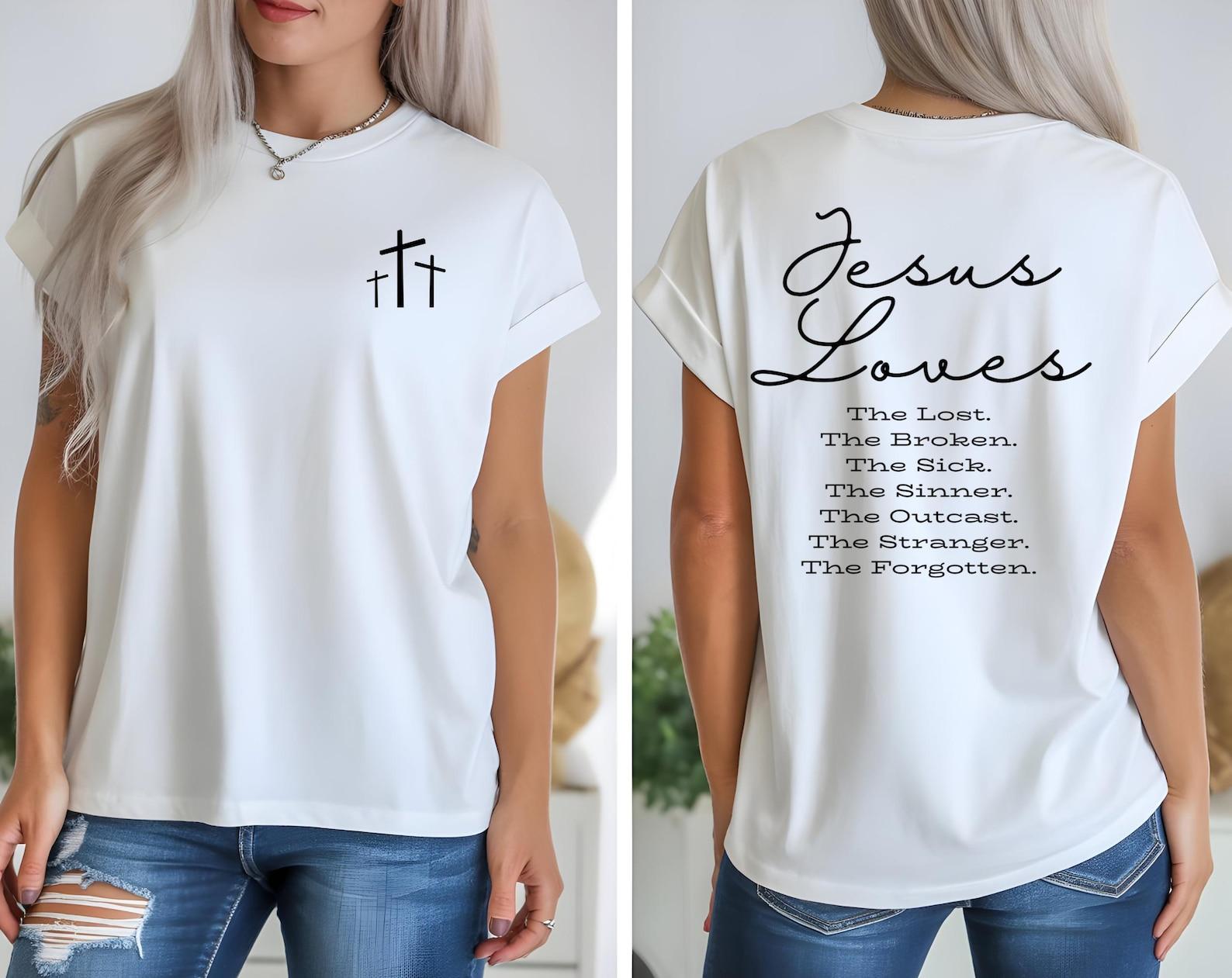 Jesus Loves the Lost T-Shirt, Christian Apparel S
