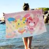 Cartoon U-USAHANAS Cute Microfiber Printed Beach Towel Mountain Climbing Yoga Beach Swimming Running Absorbent Soft Towel