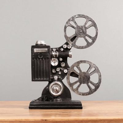 American Retro TV Cabinet Projector Ornament for Store Display
