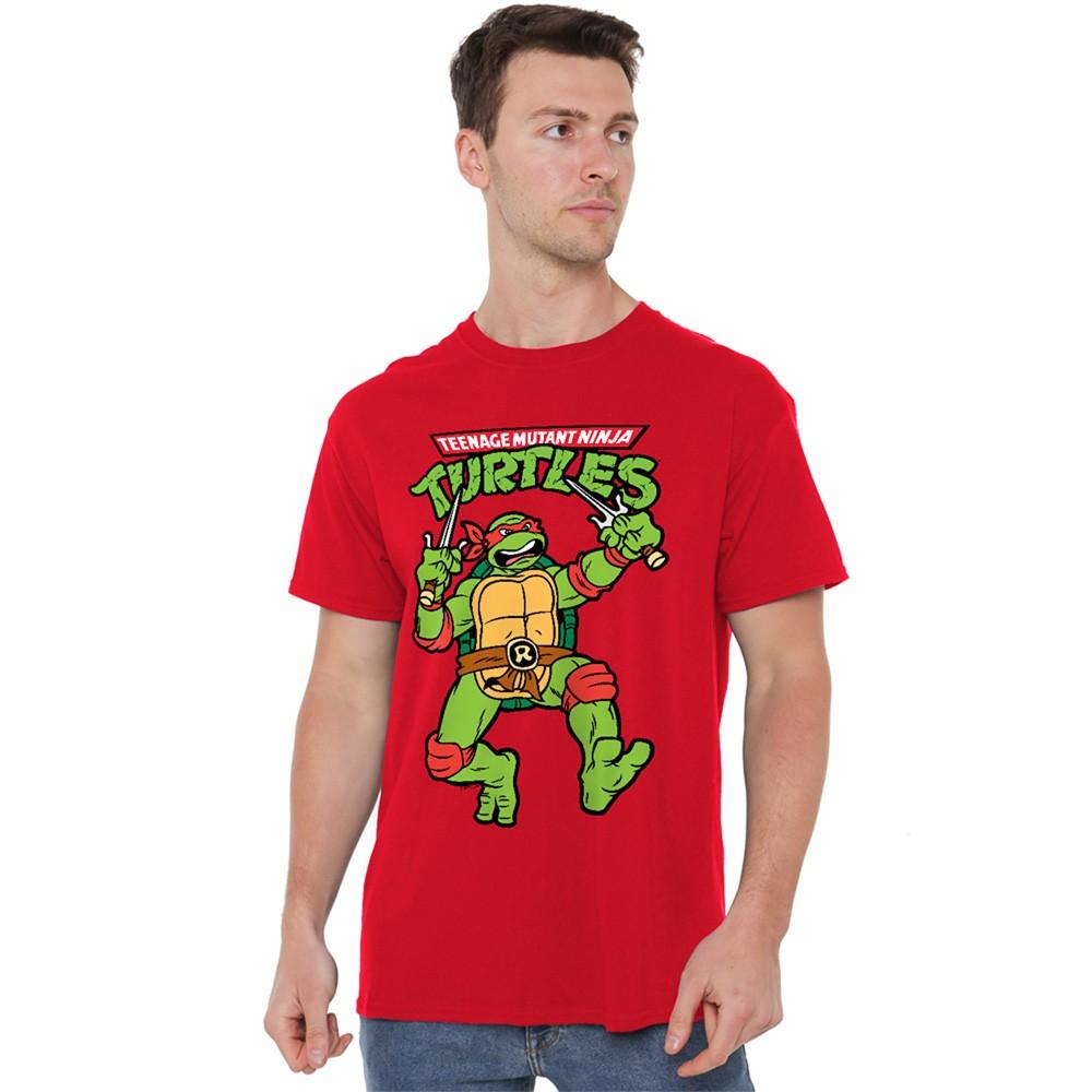 Tmnt Retro Raph T-Shirt S-4XL Red XXL