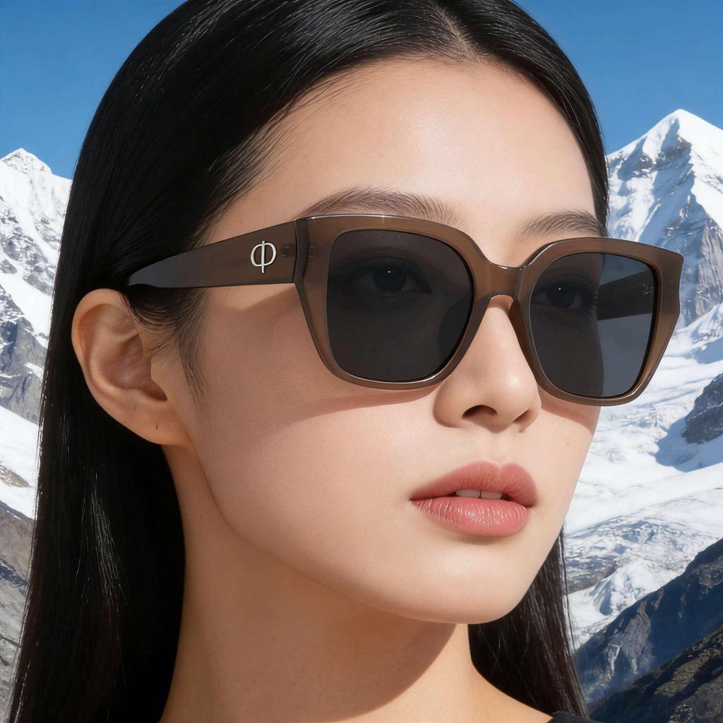 KAJILA 2026 European Fashion Square Frame Polarized Sunglasses for Women - Trendy & Versatile Sun Protection