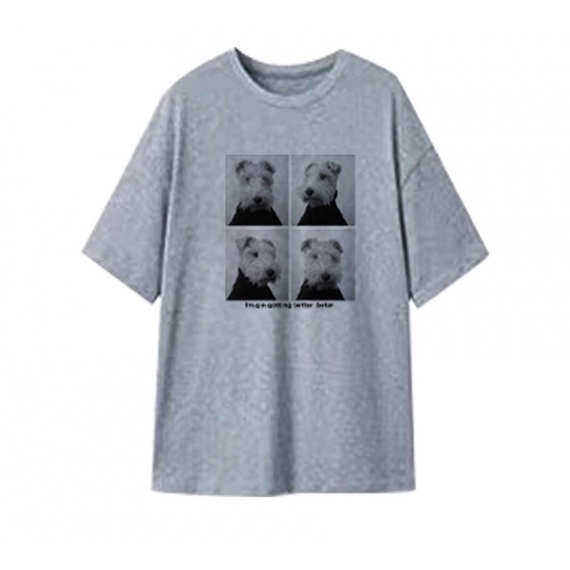 

2026 Grey Maternity Set: Short Sleeve T-shirt & Slimming Skirt Outfit XL [135-150 lbs]