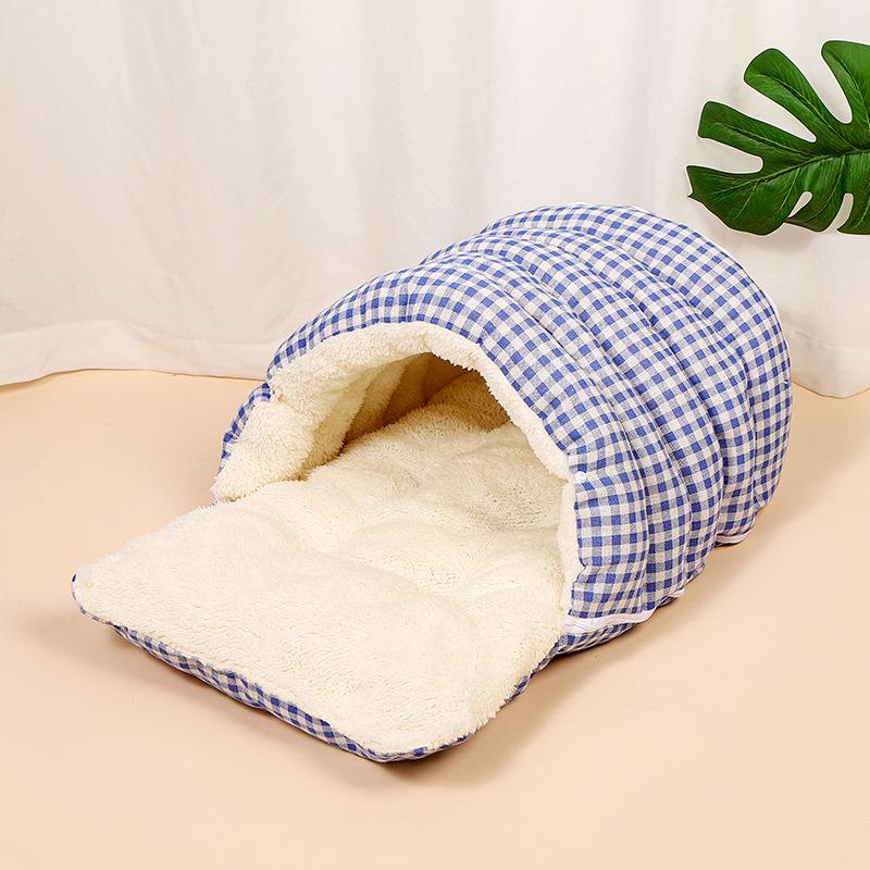 Cozy Plush Winter Cat Nest: Removable, Washable, and Universal for All Seasons