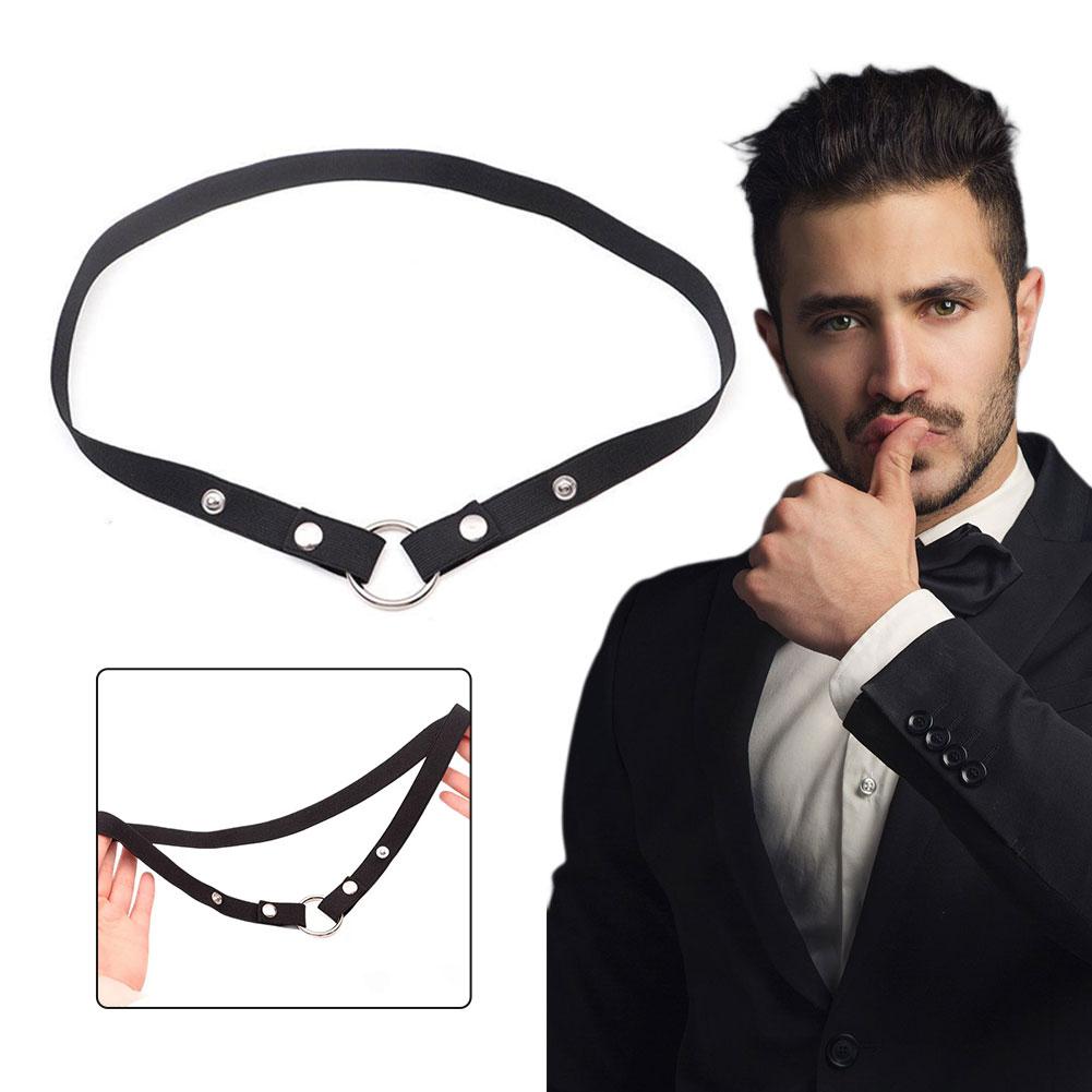 Male Chastity Belt Cage Chastity Lock Anti-shedding Device Fixed Elastic Strap Auxiliary Strap Adjustable Scrotum Ring Sex Toy