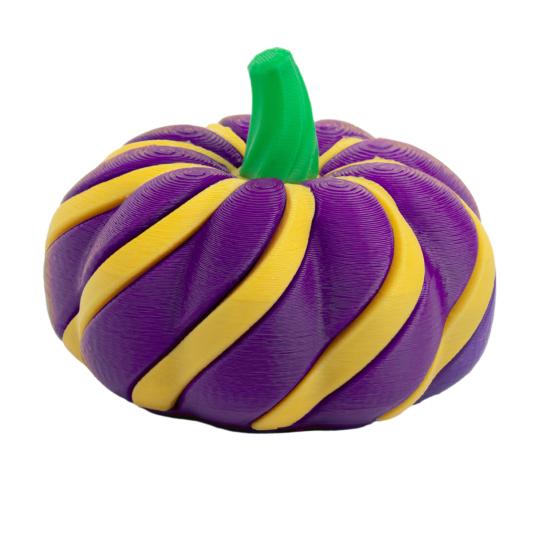 

Pumpkin Spinner Decompression Toy 3D Printed Stress Relief And Anxiety Reduction Fidget Toy Smooth Spin And Stretch Sensory Toy for Office