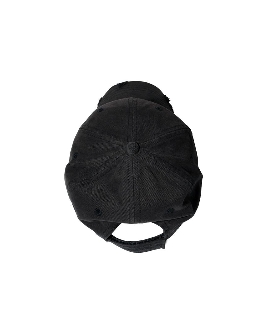 ETCE Roh-Basecap (Gewaschenes Schwarz)