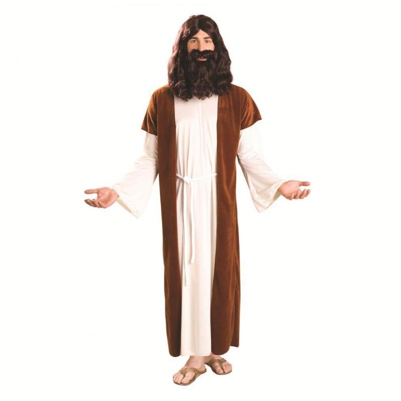 Halloween Adult Big Boy Coffee Yeah Stage Costume Men's Priest Missionary Cosplay Party Costume