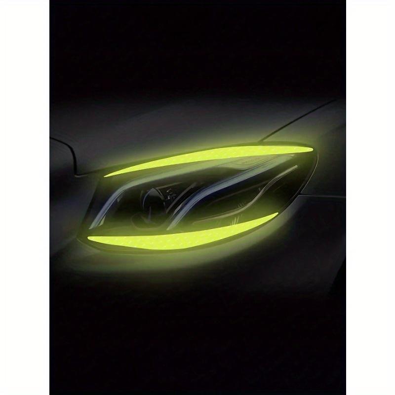 1 Pair Reflective Car Headlight Eyebrow Stickers