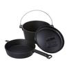 LOGOS Dutch Oven & Skillet 9inch (with Bag) 81062237 Black Camp