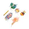 Bird Shredding Toy Colorful Boredom Relief Parrot Chewing Perch Toy Set for Cockatiels Lovebirds Parakeets