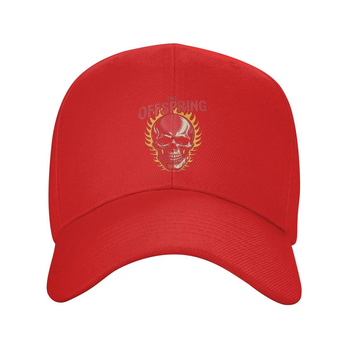 

The Offspring Череп с пламенем Бейсболки Snapback Мужские Женские Кепки Регулируемая Кепка Хип-хоп Бейсбольная Кепка Кепка One Size