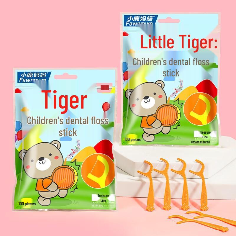 

Fawnmum Kids Bear Dental Floss Picks