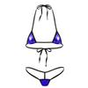 Womens Micro Swimsuit Bra Mini Bikini Swimwear 2Pcs/Set Bathing Suit