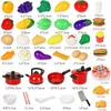 Play House Simulation Toys Early Education Girls Boys Gifts Educational Toy Plastic Kitchen Toy Set Cut Fruit and Vegetable Food