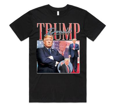 Donald Trump Hommage T-Shirt Top Lustig Wahlkampagne 2024 Geschenk Amerikanisch