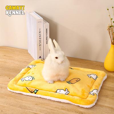 Soft Cat Bed Mats Short Plush Pet Sleeping Bed Mats for Cats Small Dogs Rabbit Pet Pad Blanket Warm Cushion Cat Accessories