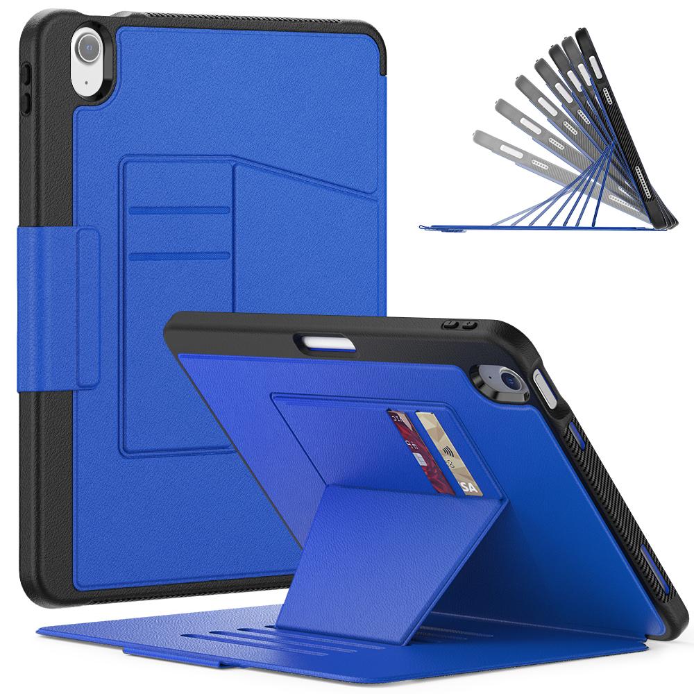 Pro iPad Air 11 (2025)/(2024) Automatické probuzení/uspání PU kožené pouzdro na tablet Držák na karty Stojan Kryt se slotem na tužku
