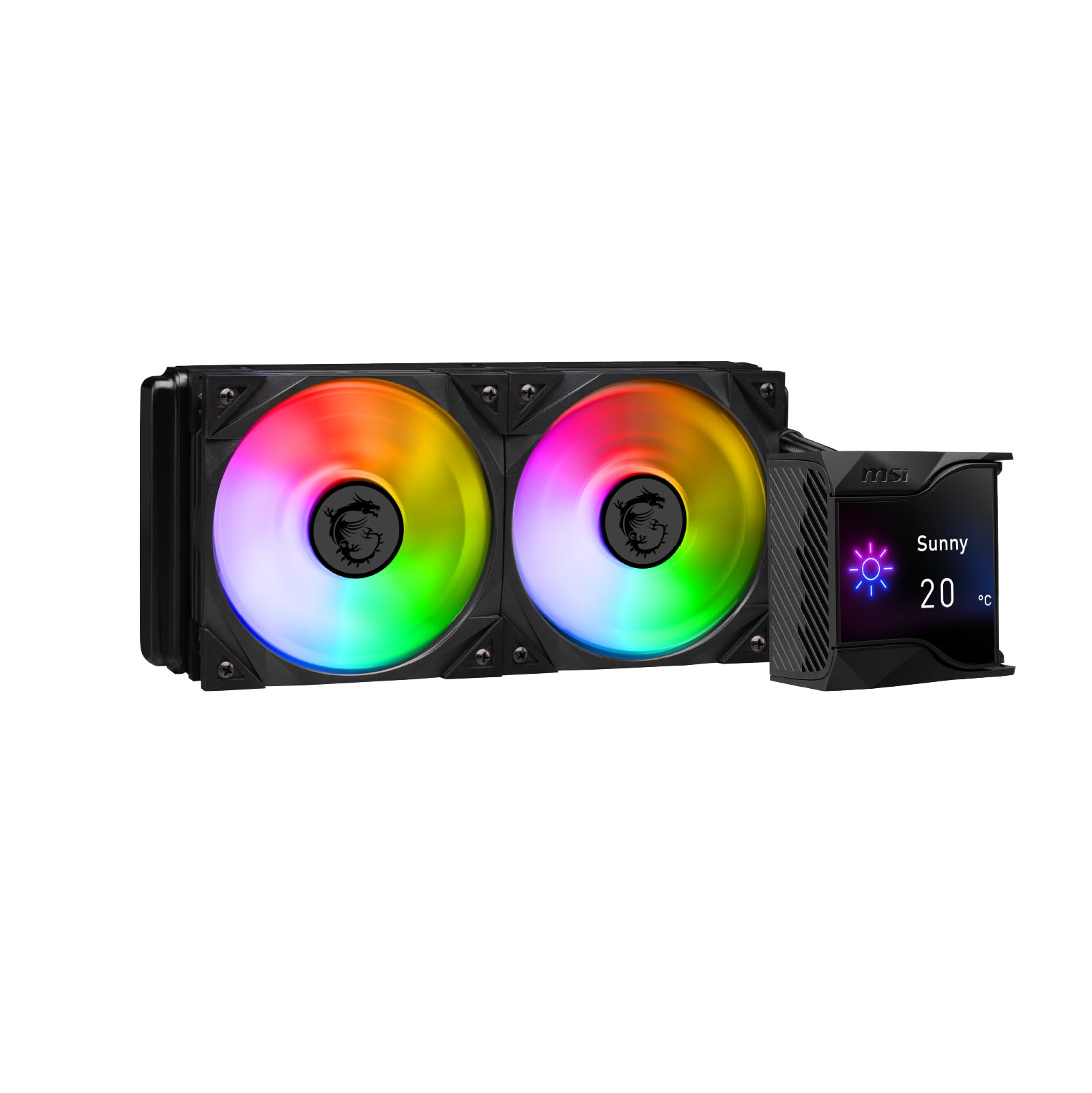 

MSI MPG CORELIQUID D240 inch IPS display 240mm compatible simple water cooling CPU cooler FN2071 2.4 LGA1700/AM5/AM4 чорний