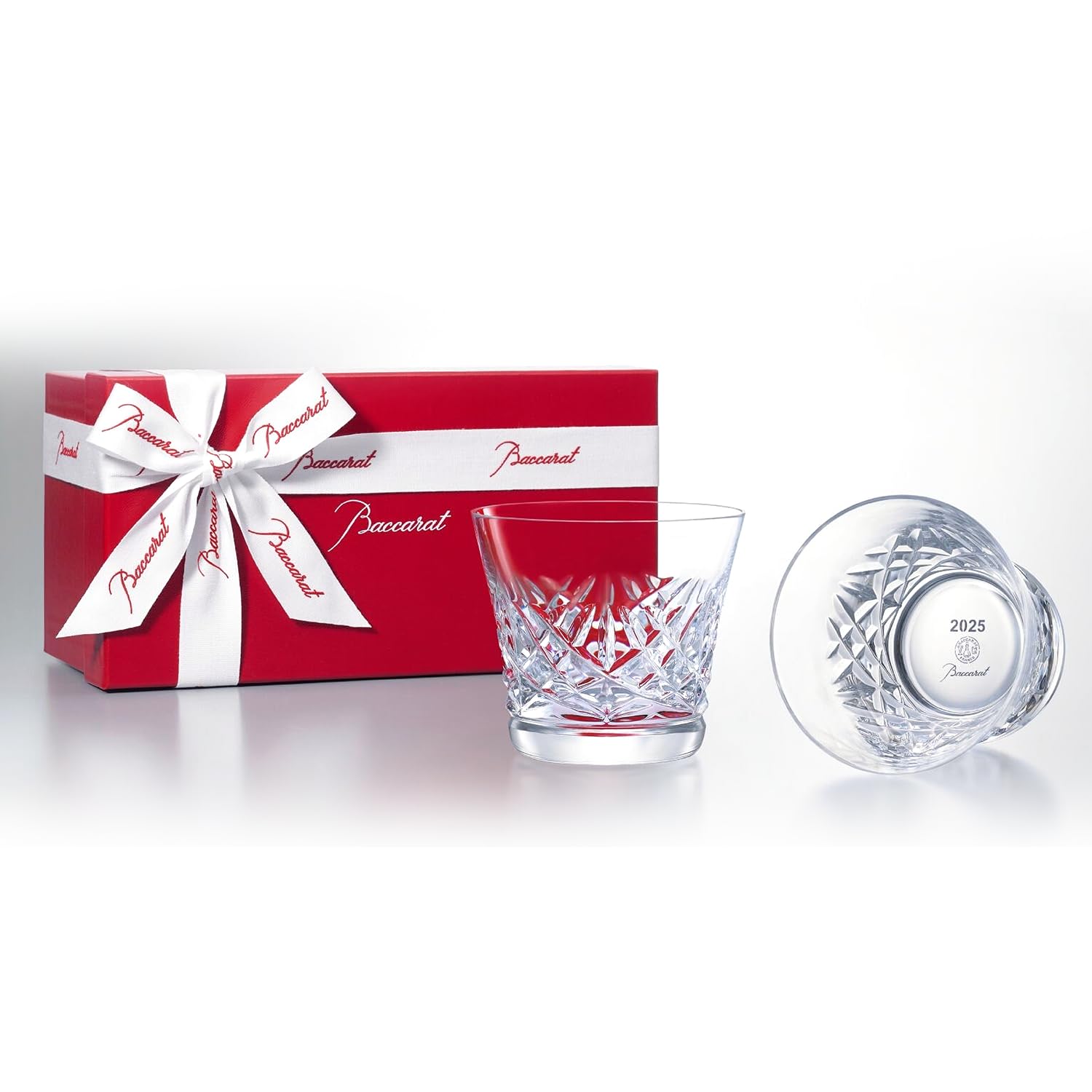 [2025 Edition - Domestic Authentic Product] Baccarat Aria Tumbler 2025 Pair (Set of 2) with Original Paper Bag, Shopping Bag, and Message Card. Popula