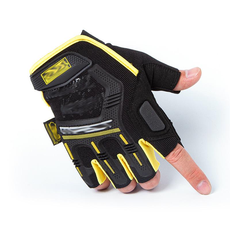 Wear resistant Male Military Fan Training Mountaineering Outdoor Anti slip Seal Technician Tactical Gloves Half Finger
