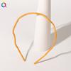 Simple Wavy Hair Bands Head Hoop Sports Headband Hairband for Women Candy Colors Headbands for Girls Hair Accessories
