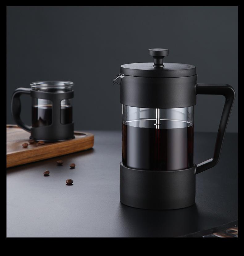 Seecin American High Borosilicate Glass French Press Coffee and Tea Maker