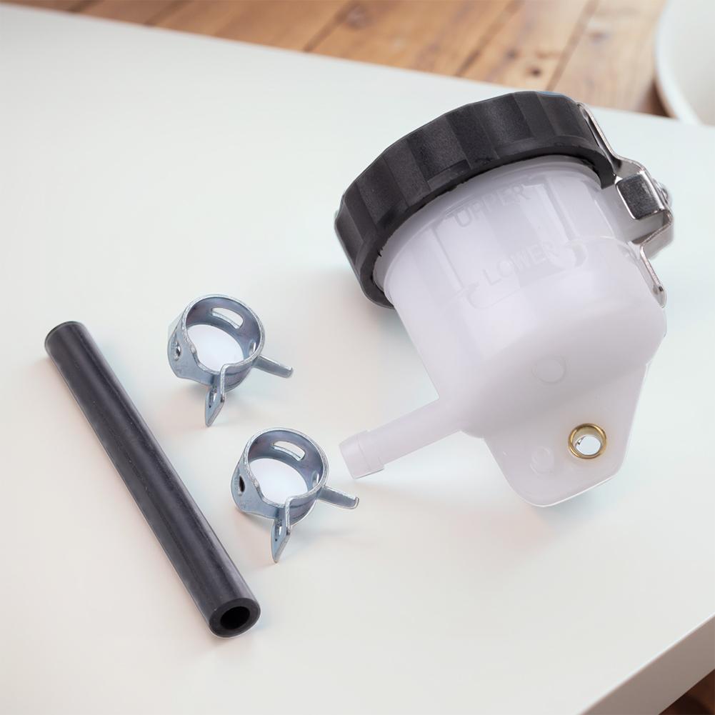 Motorcycle Disc Brake Oil Cup Brake Pump Oil Jug Brake Master Cylinder Fluid Reservoir for Kawasaki ZX6R 98-18 ZX10R 04-18