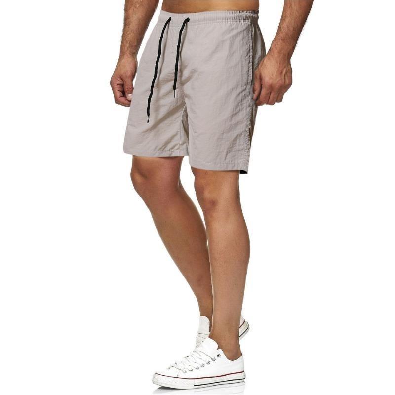 Men's 5-minute Quick-dry Solid Color Beach Pants Sports Fitness Shorts