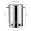 Sule Electric Stainless Steel Water Heater Bucket with Faucet