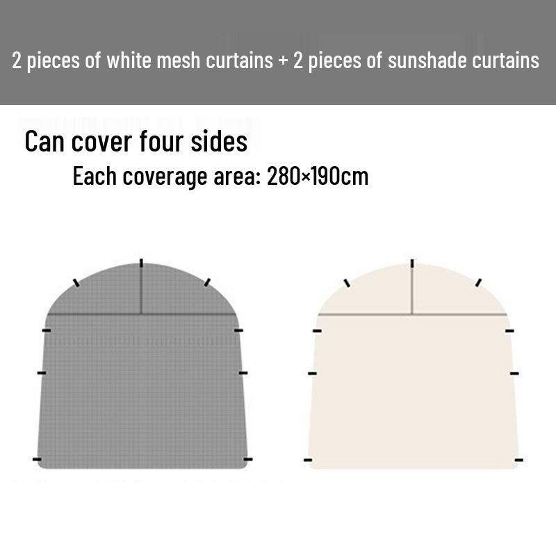 Dome Canopy Tent: Multi-Person Sunshade, Weather Protection, Portable for Outdoor Camping.