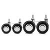 Furniture Casters Wheels Cabinet Universal Wheel Soft Rubber Universal Castor For Furniture Moving Practical Furniture Hardware
