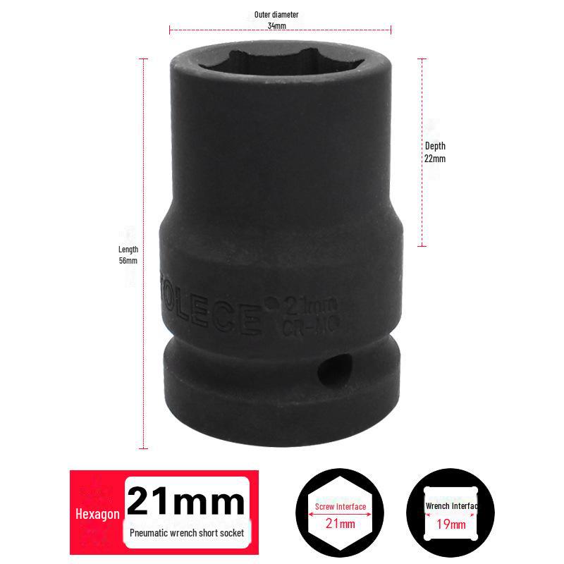Tolis 3/4” Heavy Duty Pneumatický imbusový klíč 17-41mm