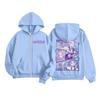 Kids Fashion Women's Lightweight Long Sleeve Zipper Hoodie Printed Hoodie With Pockets