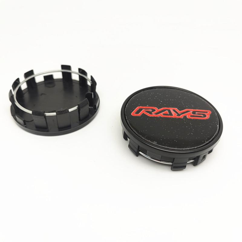ASW1 4pcs 54mm 50mm Wheel Center Caps Hub W Work Rays Volk Racing Car Styling Rims Cover Emblem Badge