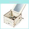 Wooden Assembly Hand Cranked Music Box Children Puzzle Toy Set For Childrens Educational Activities