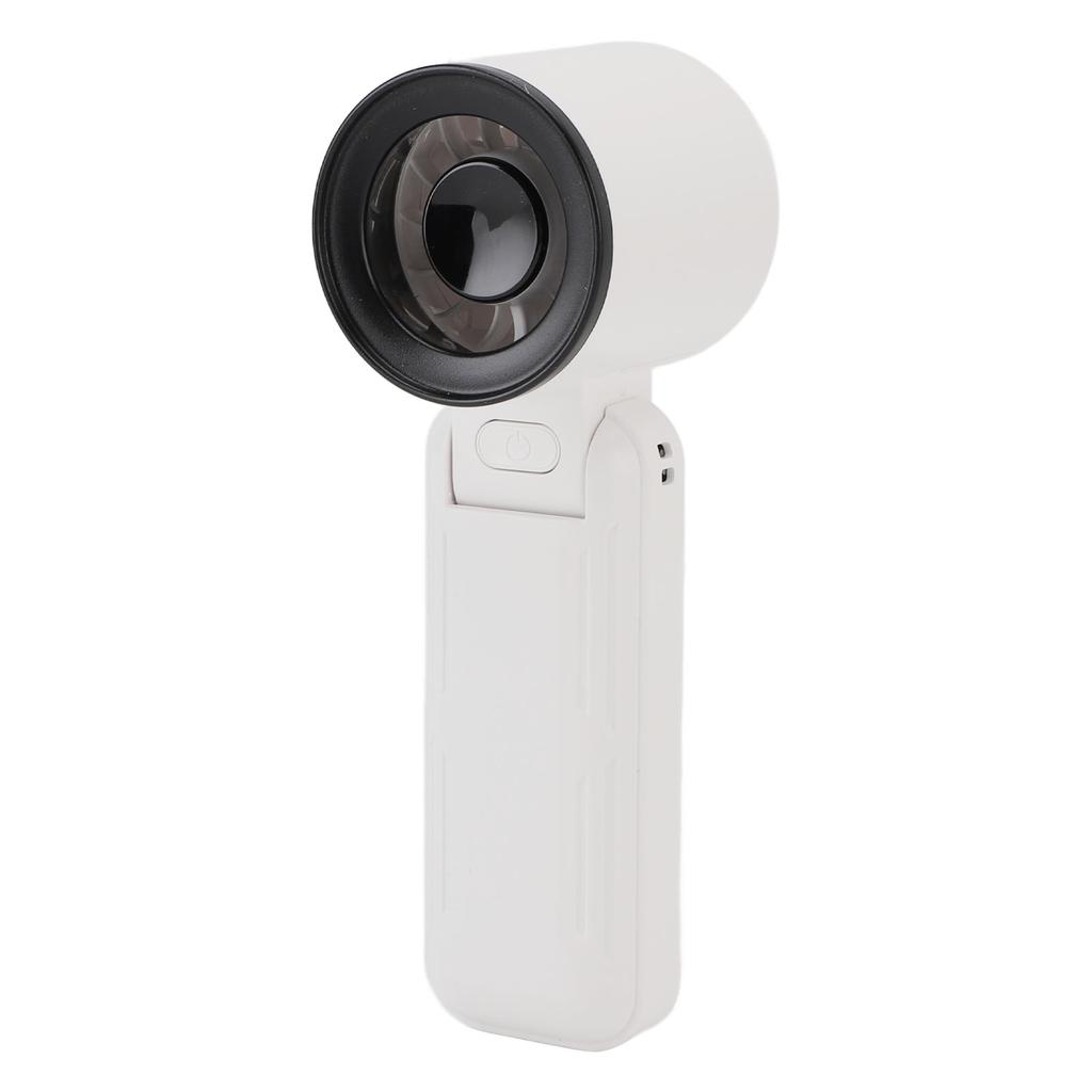 Portable Handheld Turbo Fan Quiet 5 Speed 3000mAh Battery Operated Hand Neck Desk Fan 135 Degree Foldable Digital
