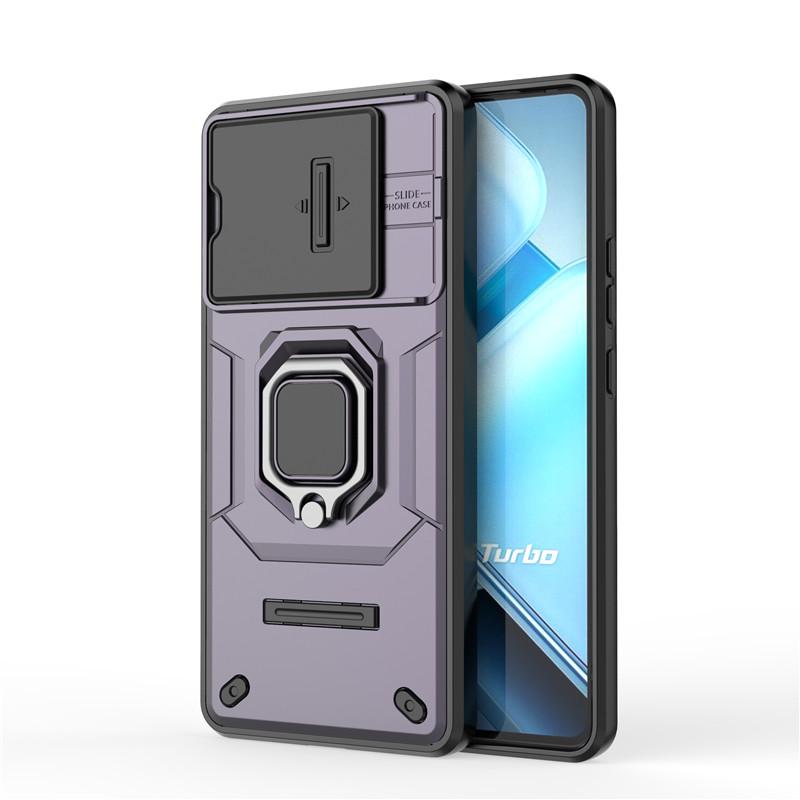 For ViVo iQOO Z9 Turbo Plus Case iQOO Z9 Turbo+ Cover Slide Camera Protector Holder Protective Phone Cases iQOO Z9 Turbo Plus